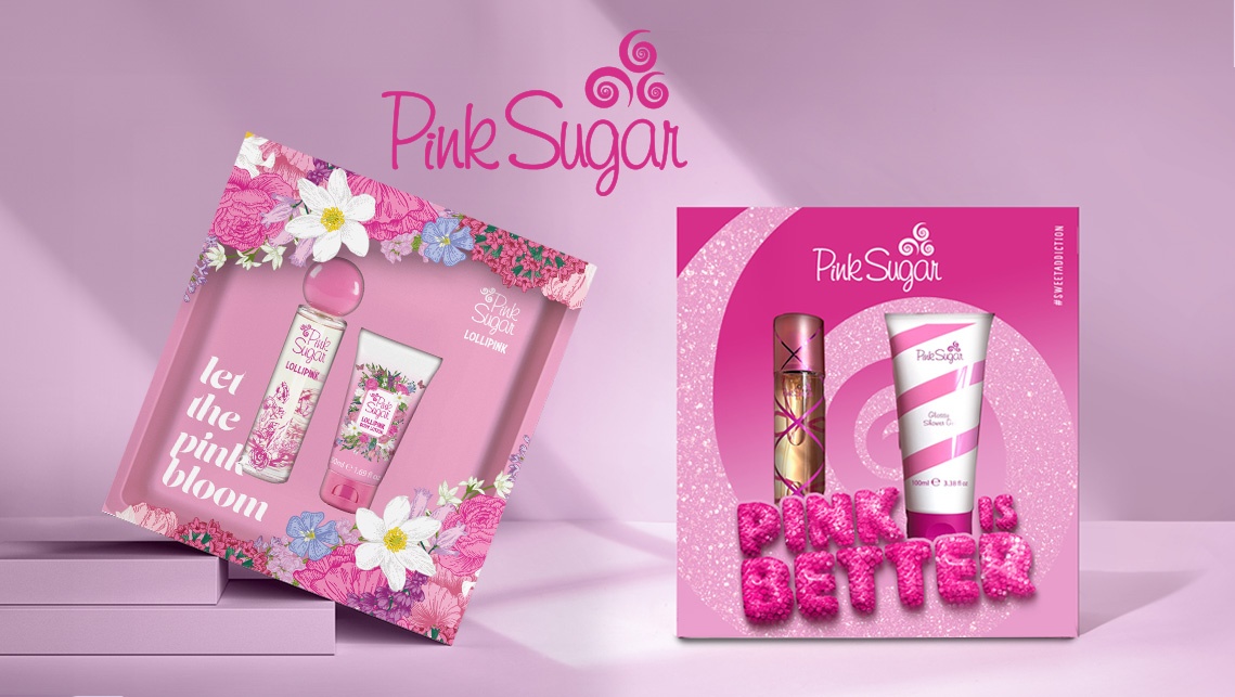 The packaging ATC created for the 2024 edition of the Pink Sugar and Lollipink boxsets